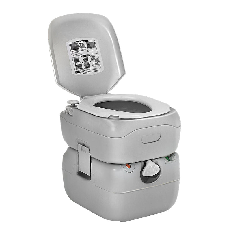 Weisshorn 22L Portable Camping Toilet Flush Outdoor Boating