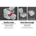 Weisshorn 22L Portable Camping Toilet Flush Outdoor Boating
