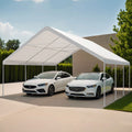 Instahut 6x6m Carport Kit Steel Garage Shelter Canopy