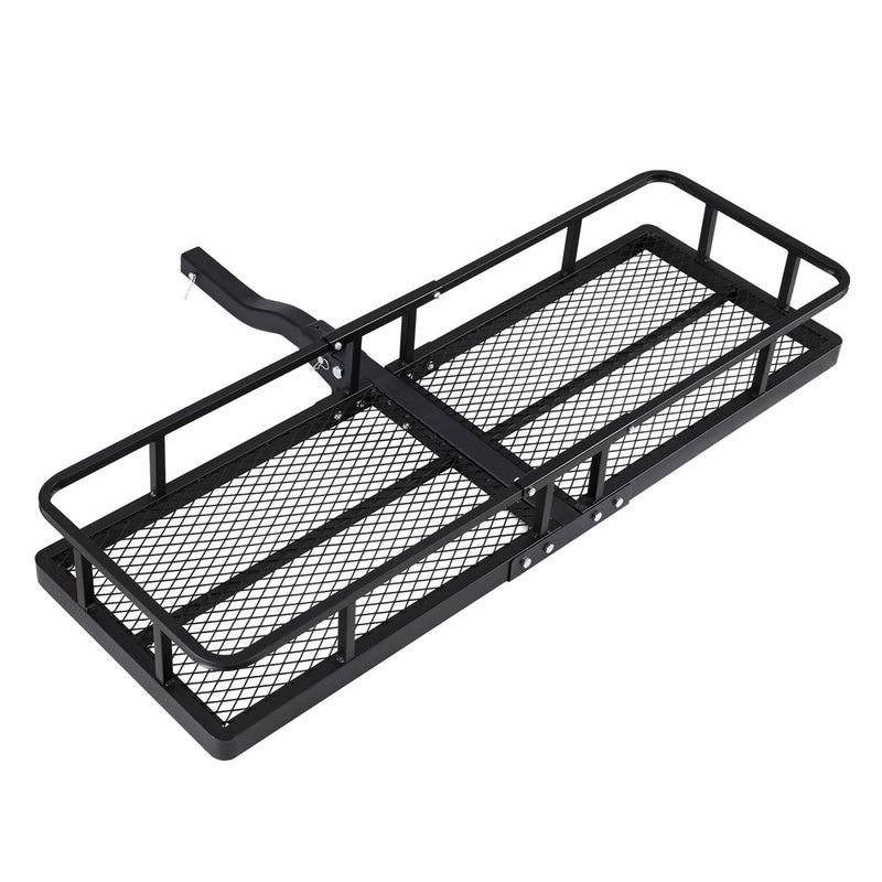 Giantz Car Roof Rack Hitch Basket Cargo Carrier 152cm Black