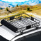 Giantz Car Roof Rack Basket 111cm Cargo Carrier Luggage Black