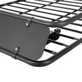 Giantz 160cm Car Roof Rack Basket Cargo Carrier Black