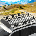 Giantz 160cm Car Roof Rack Basket Cargo Carrier Black
