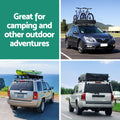 Giantz 160cm Car Roof Rack Basket Cargo Carrier Black