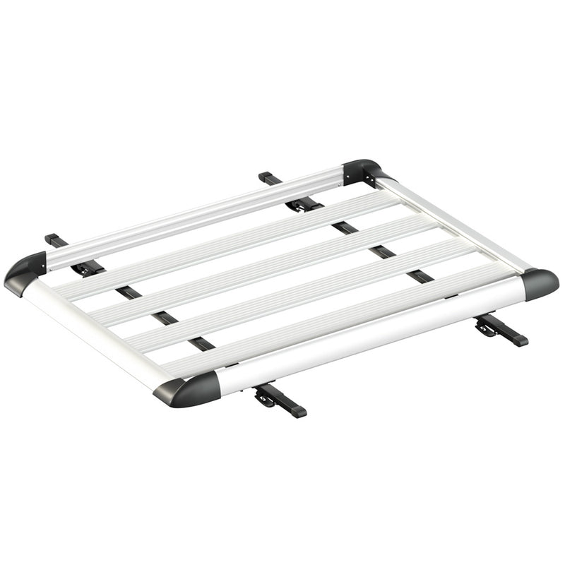 Giantz Car Roof Rack Basket 140cm Silver Luggage Cargo Carrier