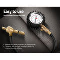 Giantz 4X4 4WD Tyre Deflator Gauge Valve Rapid Air
