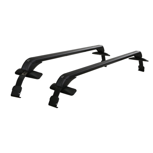 Universal Car Roof Rack Pod 90cm Aluminium Cross Bars Black