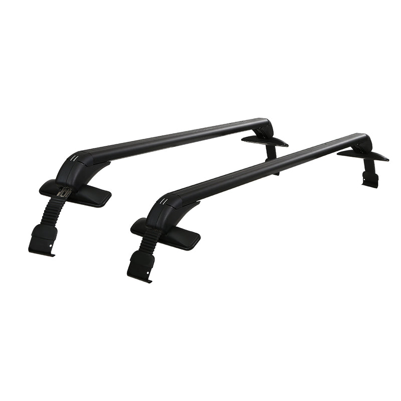 Universal Car Roof Rack Pod 90cm Aluminium Cross Bars Black