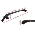 Universal Car Roof Rack Pod 90cm Aluminium Cross Bars Black