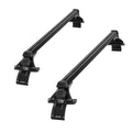 Universal Car Roof Rack Pod 145cm Aluminium Cross Bars Black