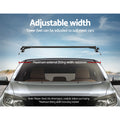 Universal Car Roof Rack Pod 145cm Aluminium Cross Bars Black