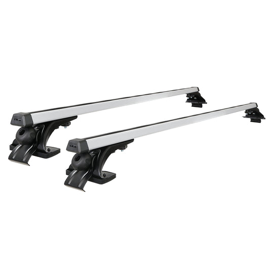 Universal Car Roof Rack Pod 145cm Aluminium Cross Bars Silver