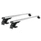 Universal Car Roof Rack Pod 145cm Aluminium Cross Bars Silver