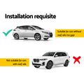 Universal Car Roof Rack Pod 145cm Aluminium Cross Bars Silver
