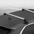 Universal Car Roof Rack Pod 145cm Aluminium Cross Bars Silver