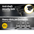 Universal Car Roof Rack 108cm Aluminium Cross Bars Pod Black