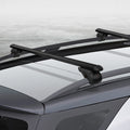 Universal Car Roof Rack 108cm Aluminium Cross Bars Pod Black
