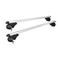 Universal Car Roof Rack Pod 108cm Aluminium Cross Bars Silver