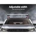 Universal Car Roof Rack Pod 108cm Aluminium Cross Bars Silver