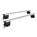 Universal Car Roof Rack 111cm Silver Aluminium Cross Bars Pod