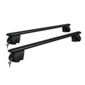 Universal Car Roof Rack Pod 126cm Aluminium Cross Bars Black