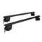 Universal Car Roof Rack Pod 126cm Aluminium Cross Bars Black