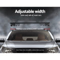 Universal Car Roof Rack Pod 126cm Aluminium Cross Bars Black