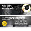 Universal Car Roof Rack Pod 126cm Aluminium Cross Bars Black