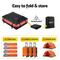 Giantz Rooftop Cargo Bag 15 Cubic Ft Waterproof Car Luggage