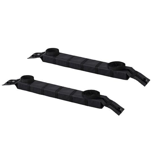 Universal Soft Car Roof Rack 116cm Kayak Luggage Carrier Black