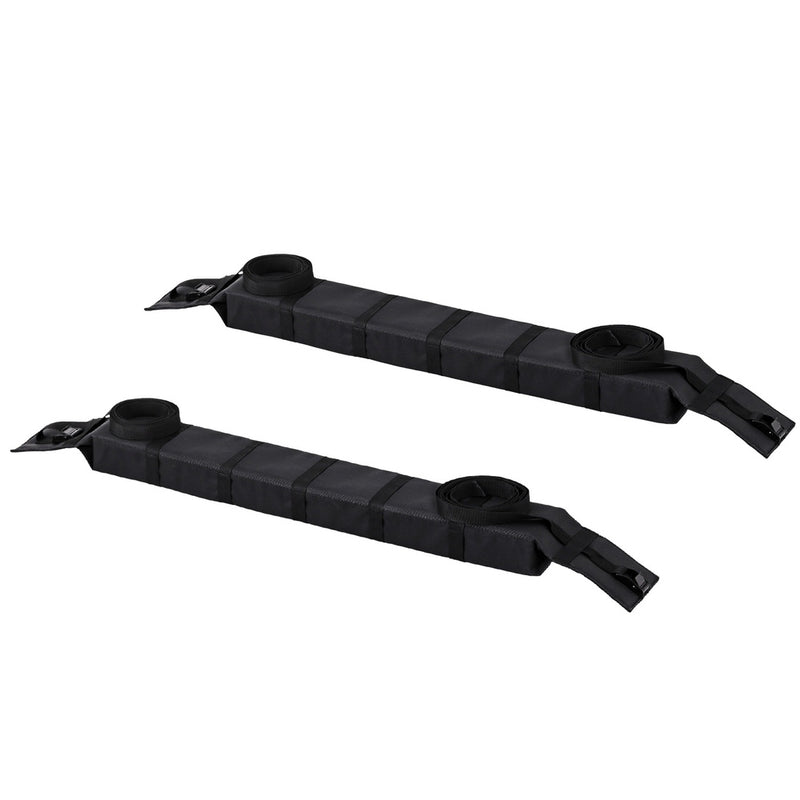 Universal Soft Car Roof Rack 116cm Kayak Luggage Carrier Black