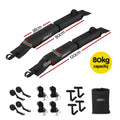 GIANTZ Kayak Roof Rack 80kg Capacity Soft Pads SUP Surfboard