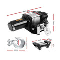Giantz 4WD Electric Winch 4500LBS 2041KG