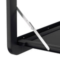 Weisshorn Caravan Table 800x450mm Folding Lockable Black