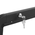 Weisshorn Caravan Table 800x450mm Folding Lockable Black
