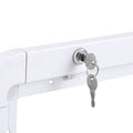 Weisshorn Caravan Table 800x450mm Folding Lockable White