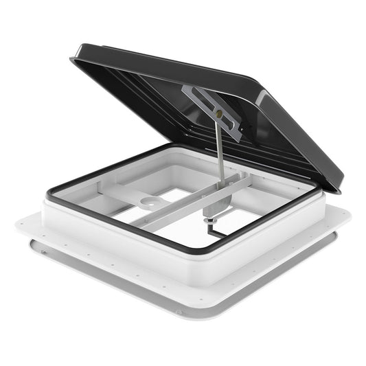 Weisshorn Caravan Roof Vent Hatch 350x350mm Black Motorhome RV