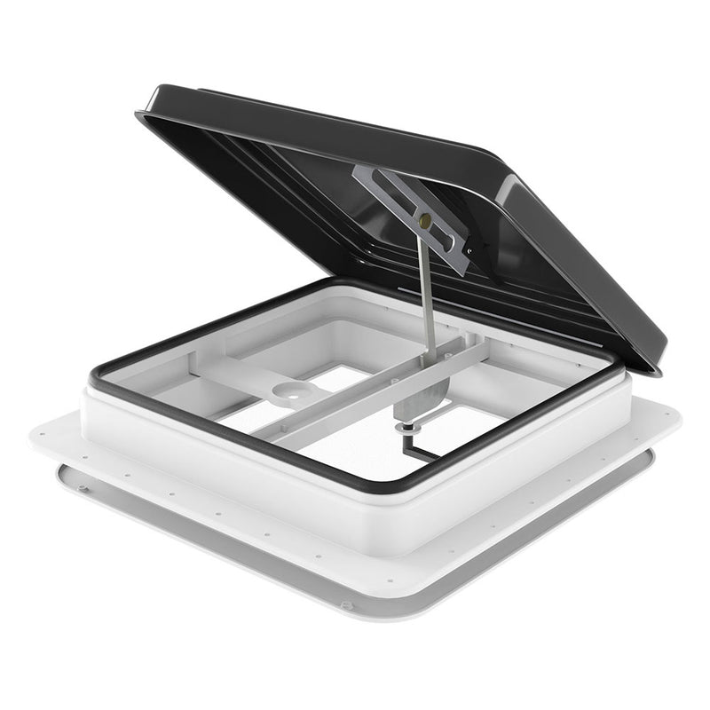 Weisshorn Caravan Roof Vent Hatch 350x350mm Black Motorhome RV