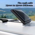 Weisshorn Caravan Roof Vent Hatch 350x350mm Black Motorhome RV