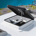 Weisshorn Caravan Roof Vent Hatch 350x350mm Black Motorhome RV