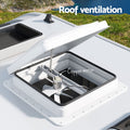 Weisshorn 12V Caravan Roof Vent Fan Air Exhaust White RV Camper