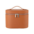 Embellir Makeup Case for Women Travel PU Cosmetic Organizer Brown
