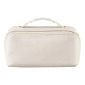 Embellir Makeup Case Portable Cosmetic Bag Organiser Toiletry Travel Bag PU White