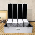 Embellir CD DVD Storage Case 1000 Disc Aluminium Organiser Box