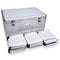 Embellir CD DVD Case Aluminium Storage 500 Discs Capacity Box