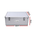 Embellir CD DVD Case Aluminium Storage 500 Discs Capacity Box