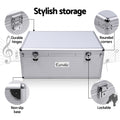Embellir CD DVD Case Aluminium Storage 500 Discs Capacity Box