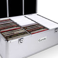 Embellir CD DVD Case Aluminium Storage 500 Discs Capacity Box