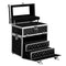 Embellir Cosmetic Makeup Carry Case Mirror Diamond Black