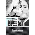 Embellir Cosmetic Makeup Case Diamond Black Portable Storage Box